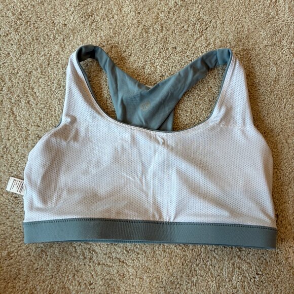 Running Girl High Impact Sport Bra Size Medium Blue - Picture 6 of 9